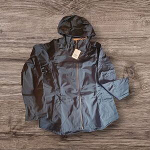 New Women Jacket Winderbreaker Fashion Black Size Large